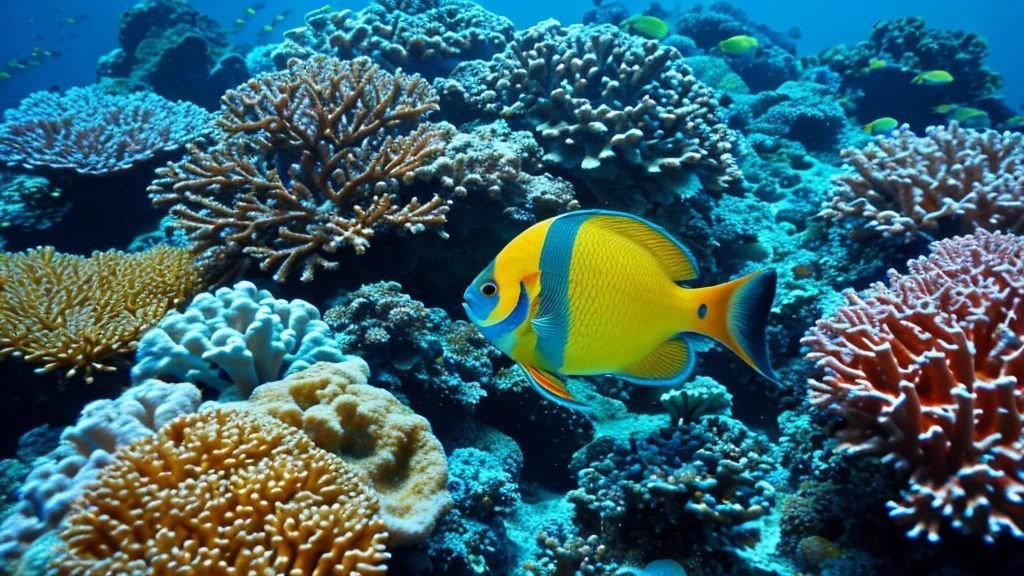 Dolphins Fiji Coral Reef