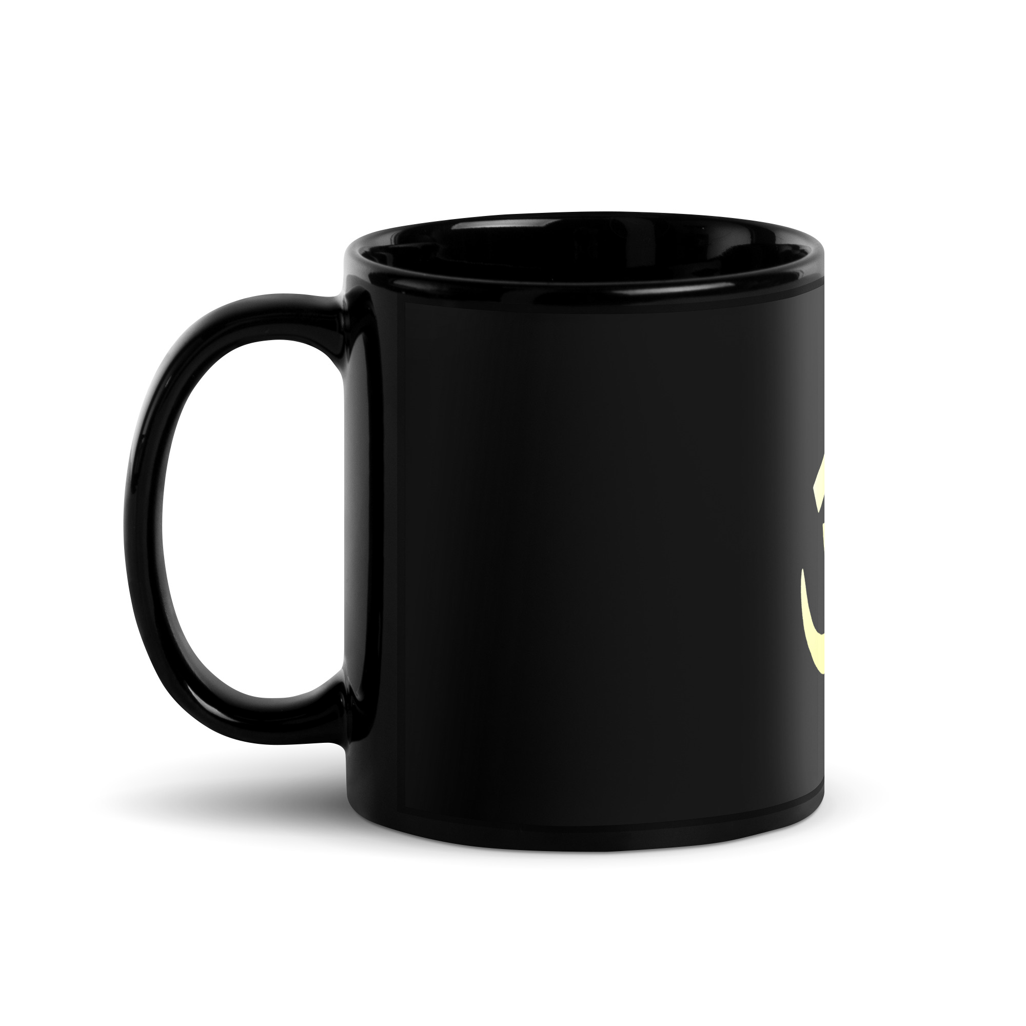 Black Glossy Mug AUM - Image 2