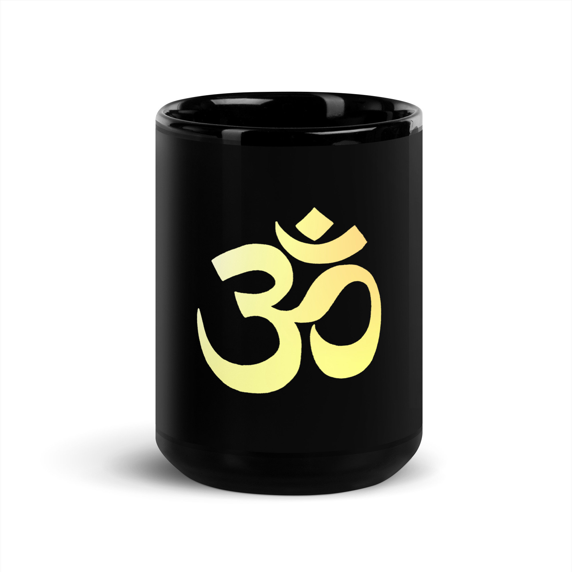 Black Glossy Mug AUM - Image 6